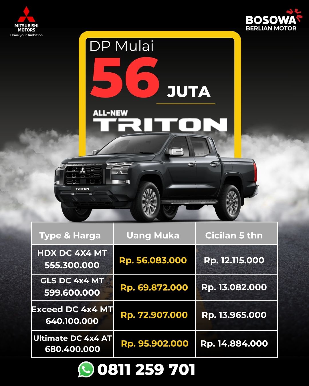 Promo DP Ringan Triton DC Juni 2026