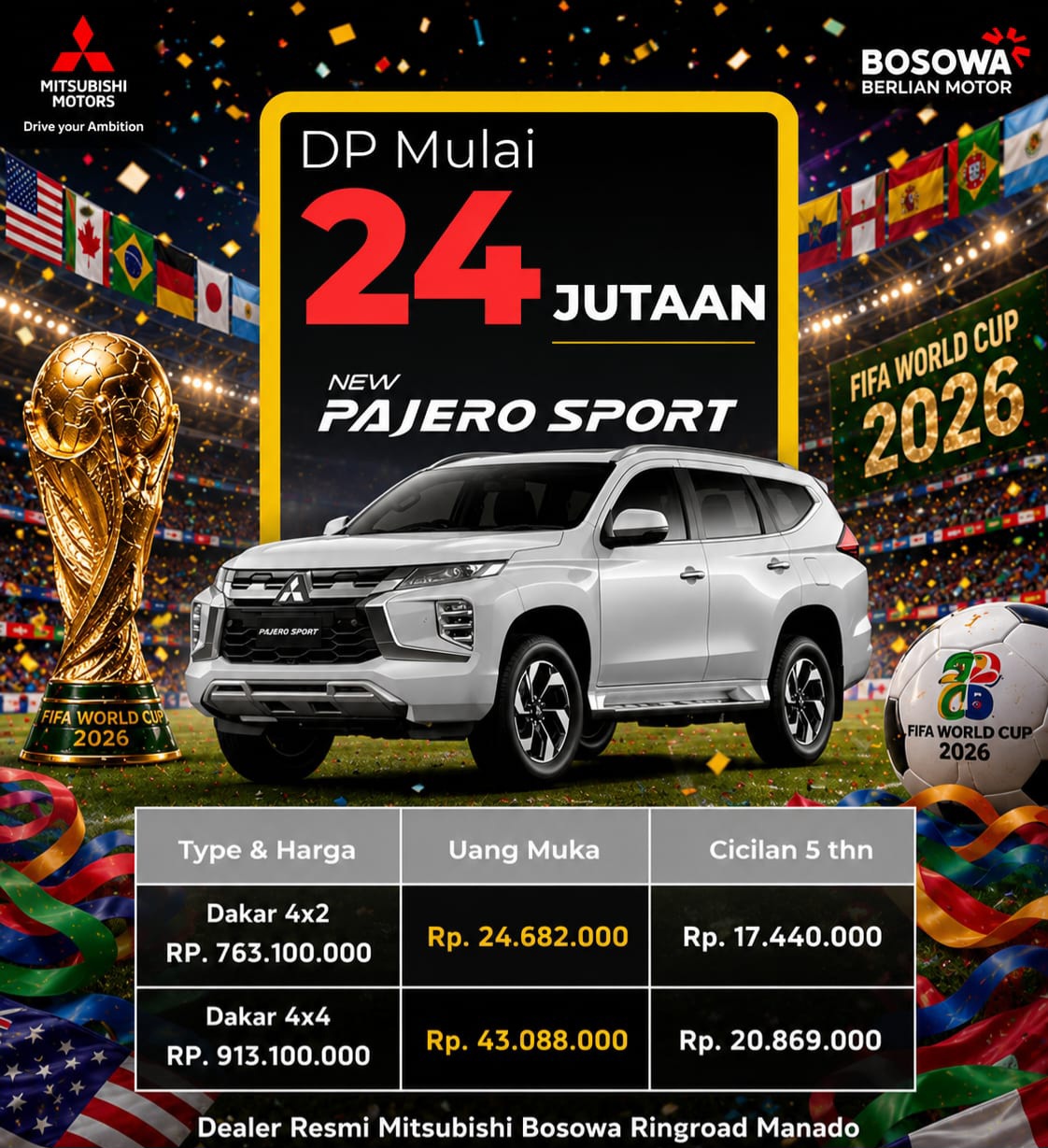 Promo Murah New Pajero 2026